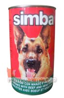Conserva Caine Simba Dog cu Vita si Legume - 1230 g